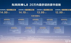 不遗余力打造舒适座舱 东风风神L8预售12.99万元起