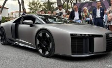 R8继任者/兰博基尼同款万转V8插混 奥迪全新超跑Nuvolari全球首发