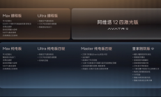阿维塔12四激光版预售：双动力+十项升级