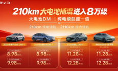 8.98 万起！比亚迪 4 款大电池 DM-i 上市