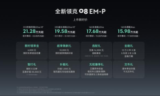 下探至16万内：领克08 EM-P的“价值战”反击逻辑